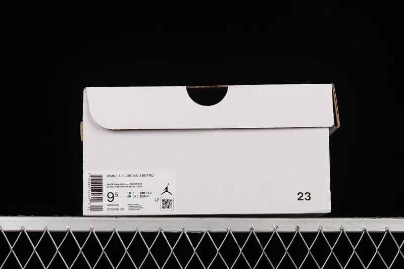 All categories Air Jordan Jordan series basketball shoes Air Jordan 3 foreign trade version Air Jordan 3 "Atmosphere" AJ3 Joe 3 white powder CK9246-102
